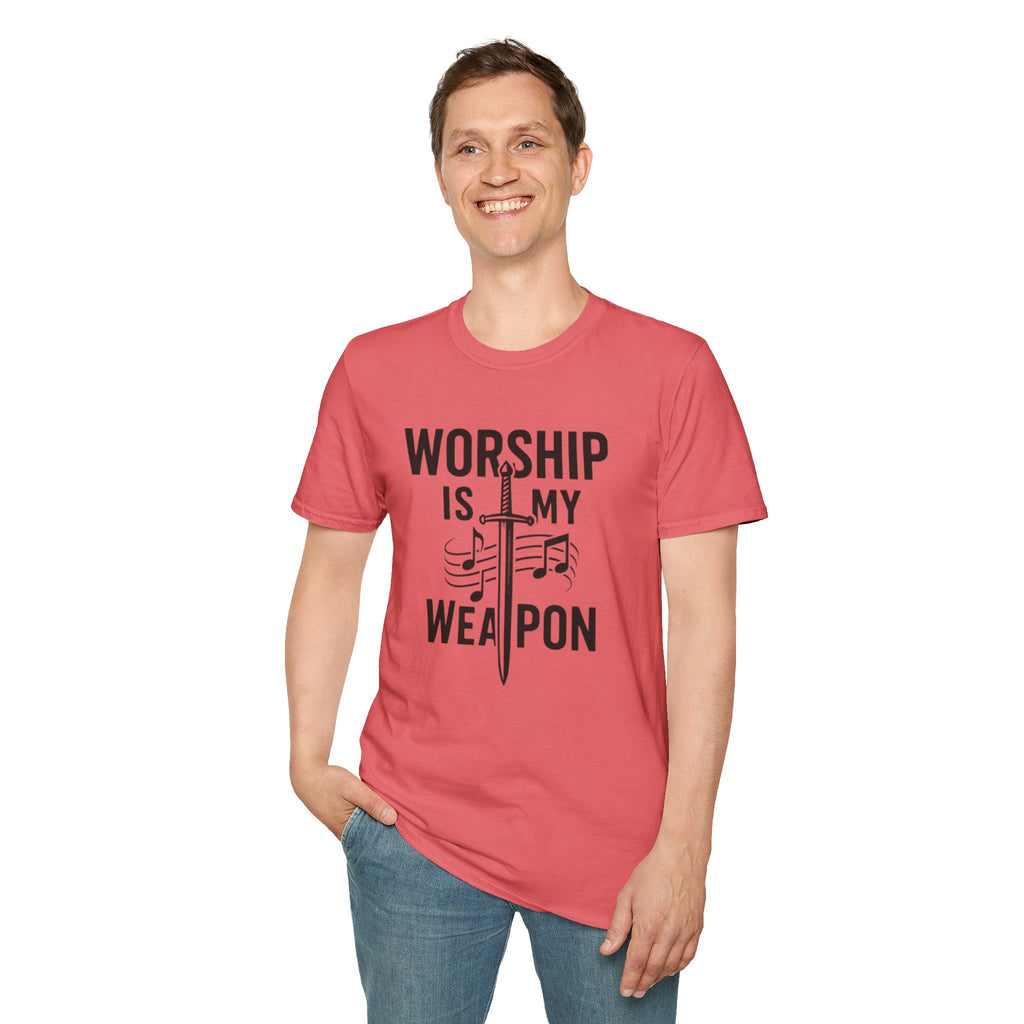 Worship Is My Weapon Christian Tee