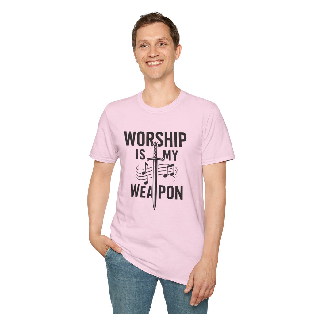 Worship Is My Weapon Christian Tee