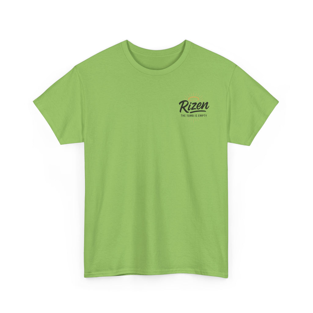 He Has Risen Christian Tee