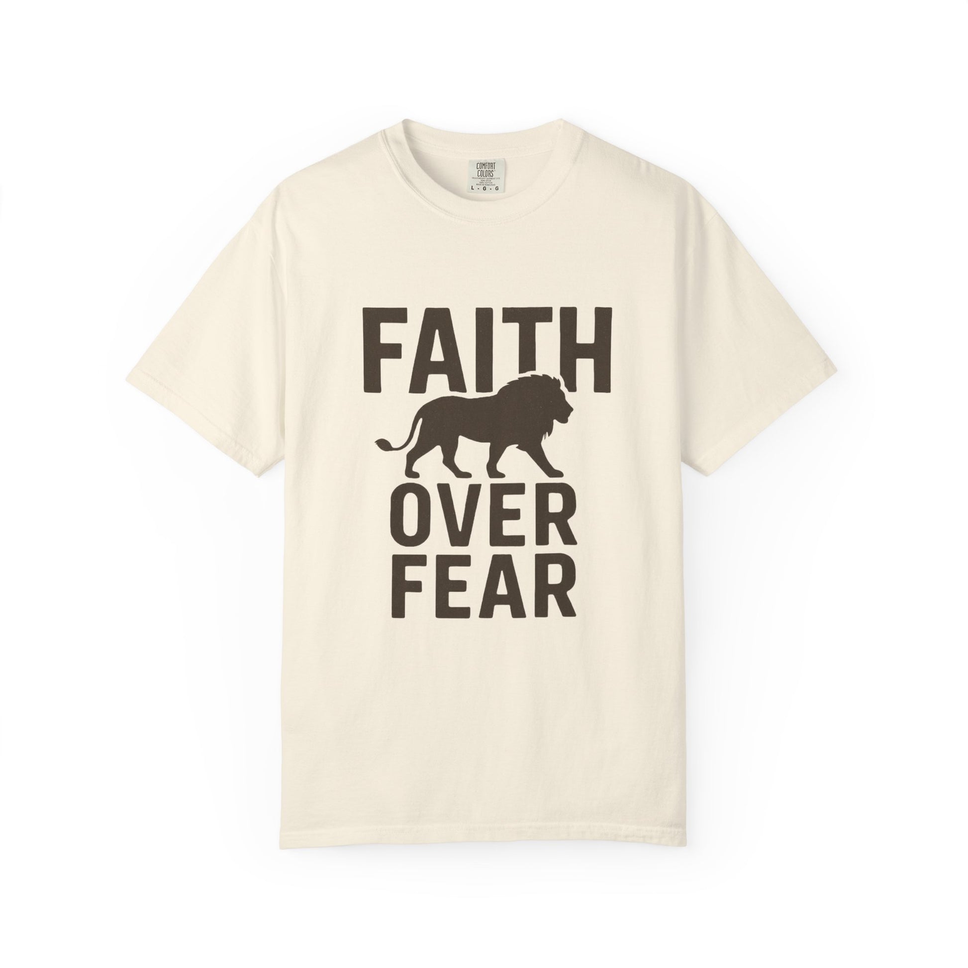 Faith Over Fear T-shirt - Inspirational Motivational Shirt for Believers
