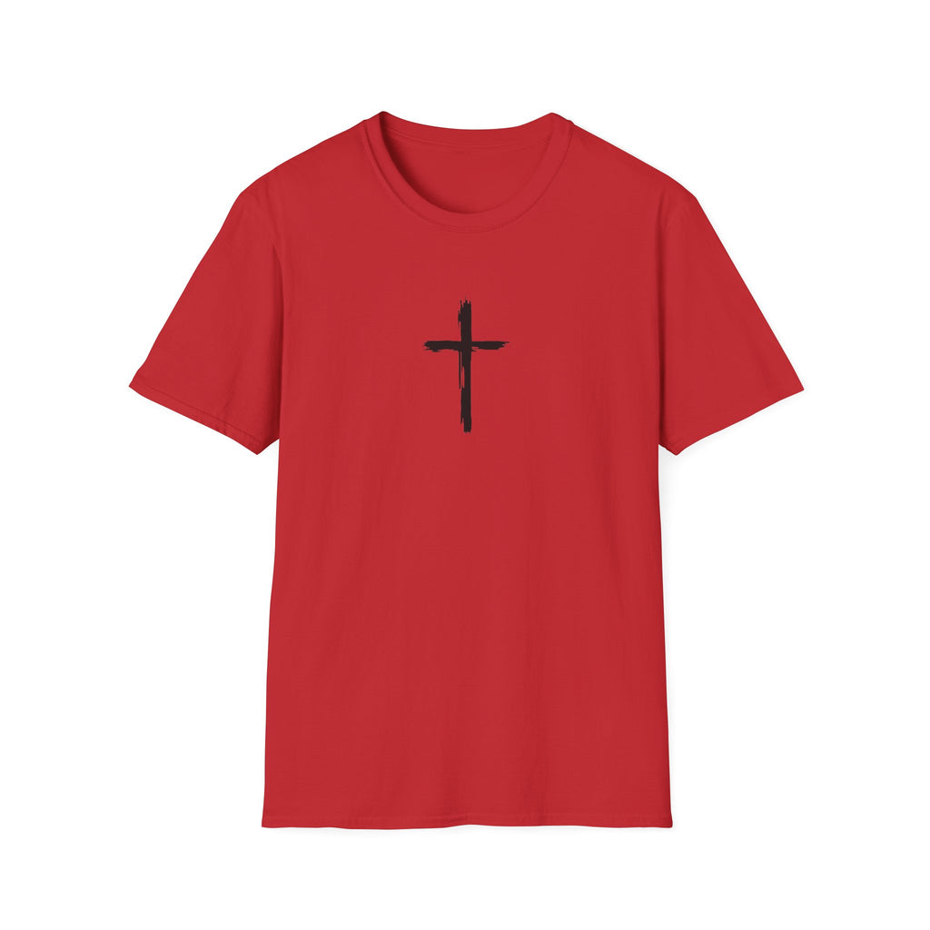 Inspirational Cross T-Shirt, Faith-based Tee, Christian Apparel, Scripture Shirt, Motivational Gift for Believers