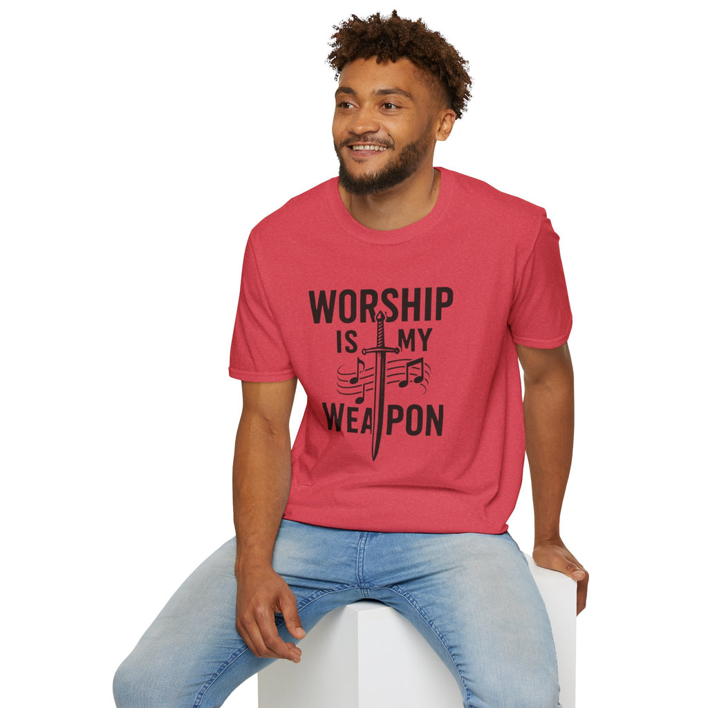 Worship Is My Weapon Christian Tee