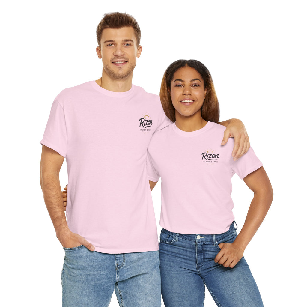 He Has Risen Christian Tee