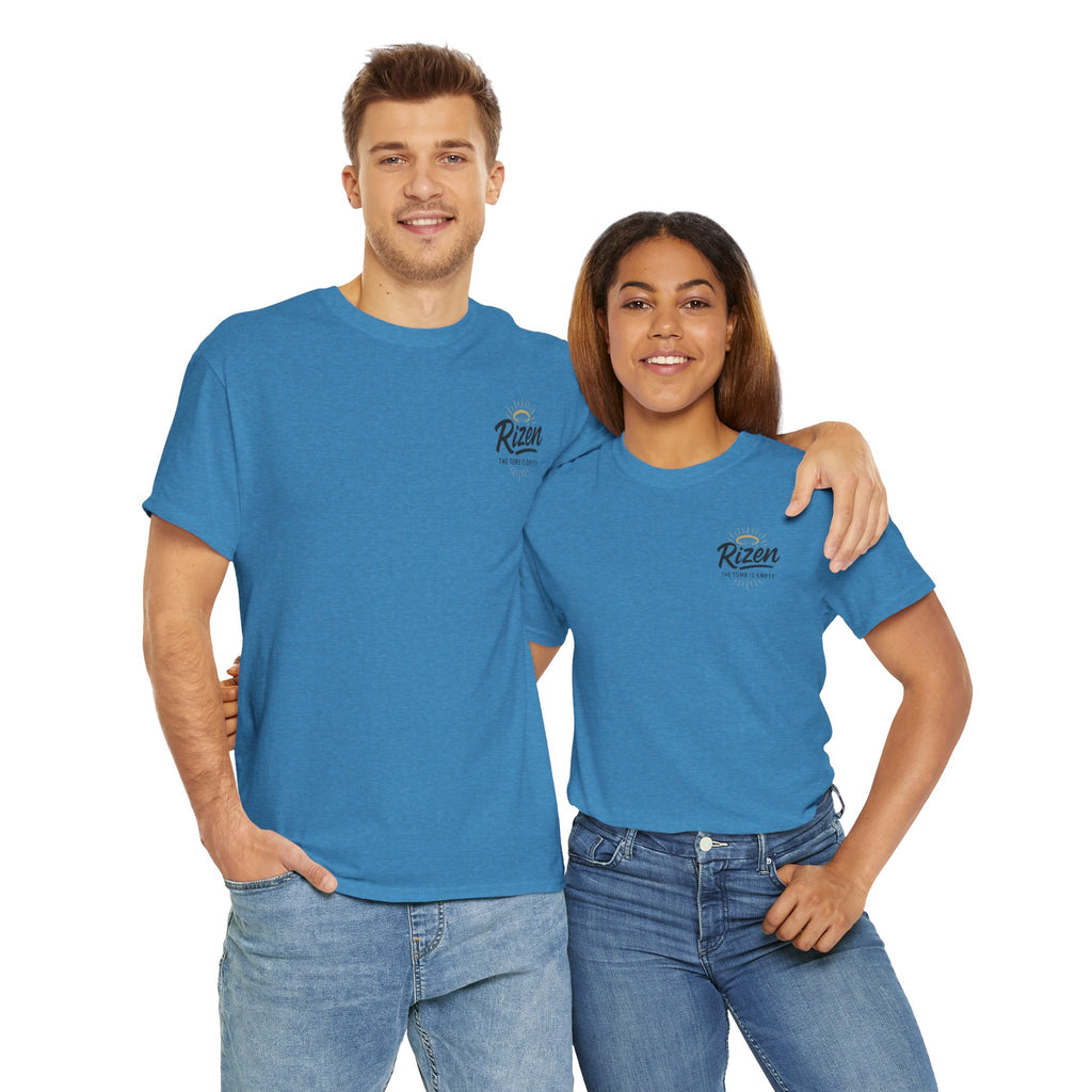 He Has Risen Christian Tee