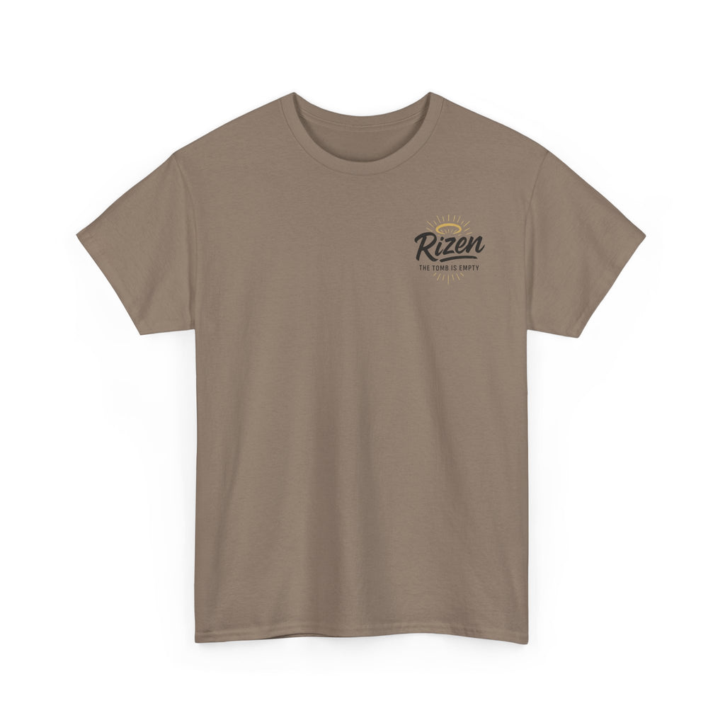 He Has Risen Christian Tee