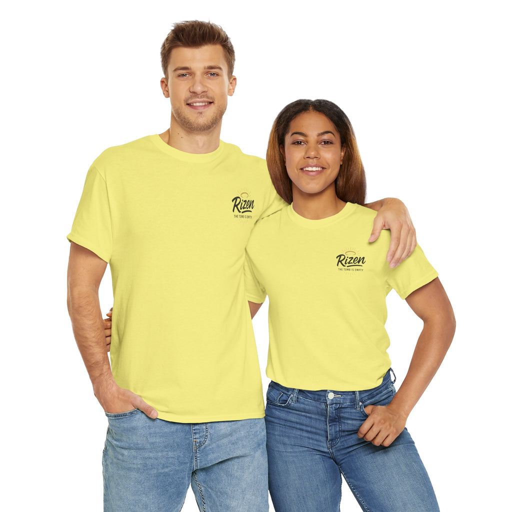 He Has Risen Christian Tee