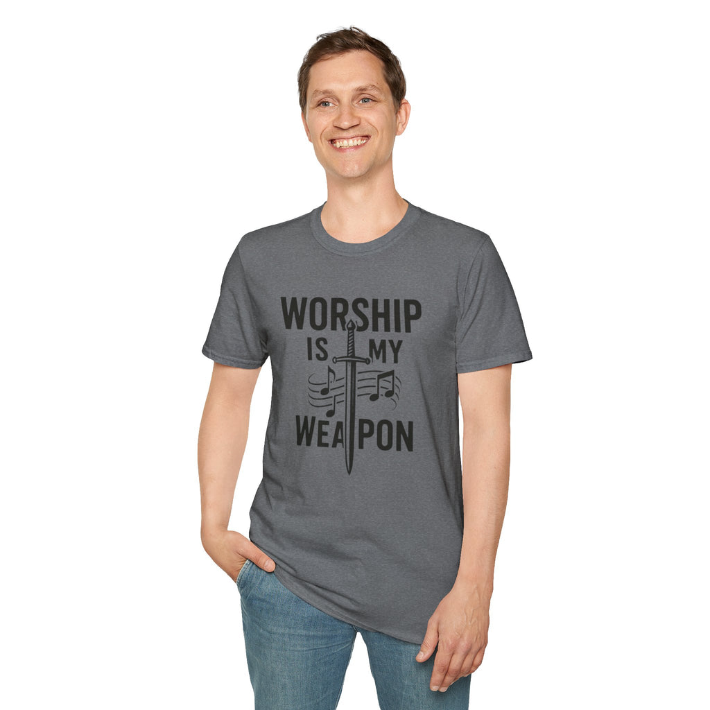 Worship Is My Weapon Christian Tee