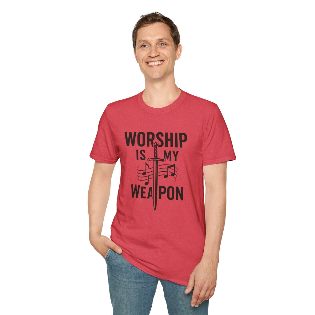 Worship Is My Weapon Christian Tee