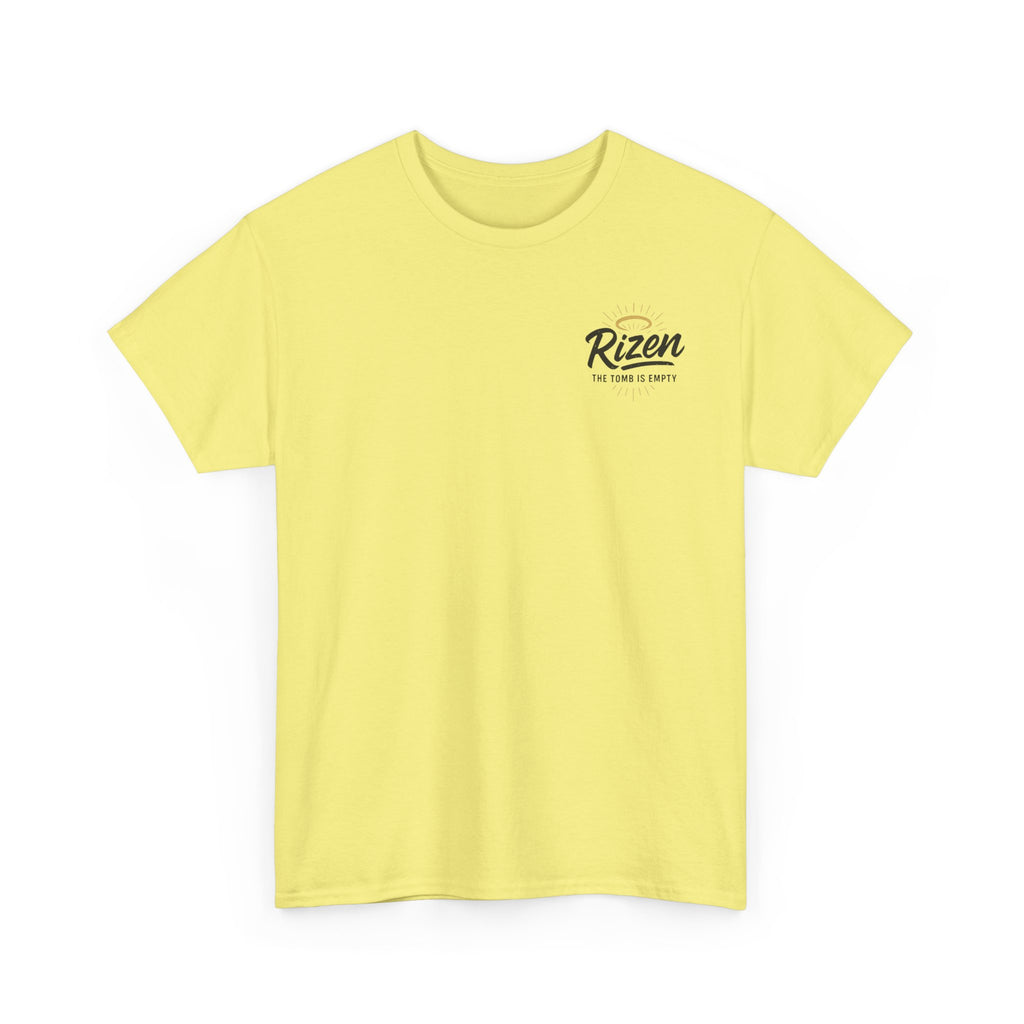 He Has Risen Christian Tee