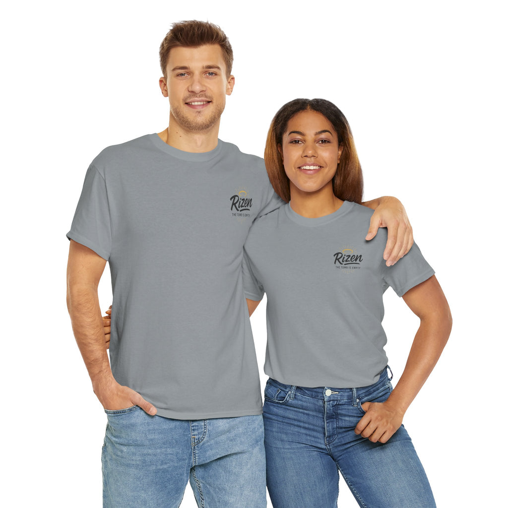 He Has Risen Christian Tee