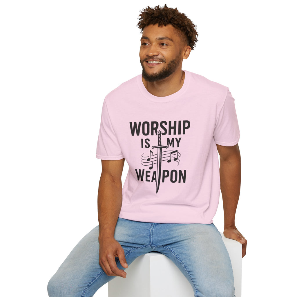 Worship Is My Weapon Christian Tee