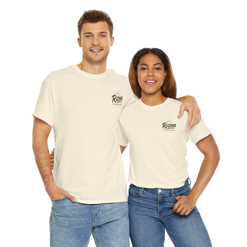 He Has Risen Christian Tee