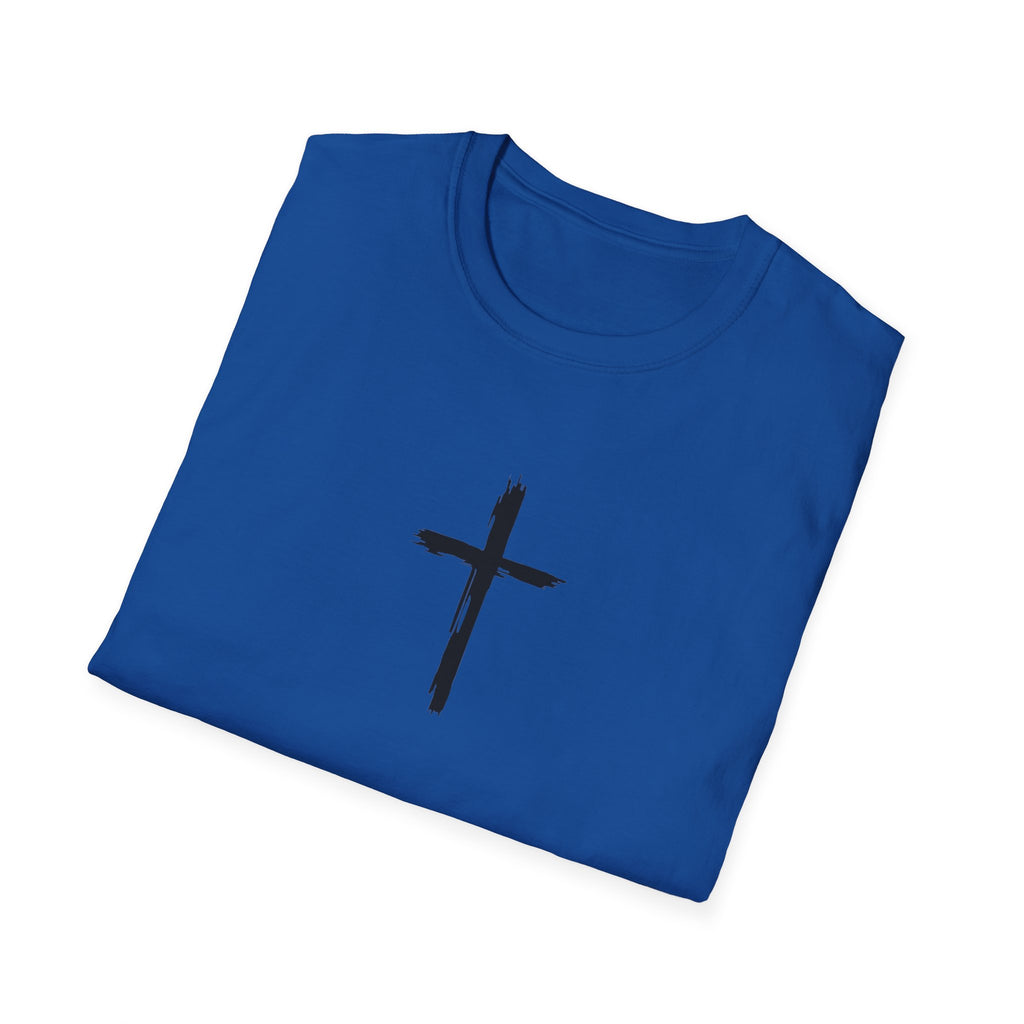 Inspirational Cross T-Shirt, Faith-based Tee, Christian Apparel, Scripture Shirt, Motivational Gift for Believers