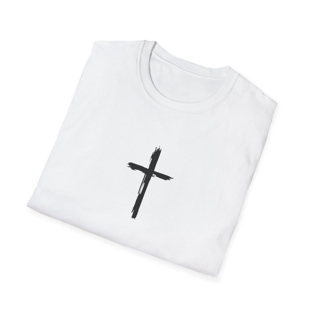 Inspirational Cross T-Shirt, Faith-based Tee, Christian Apparel, Scripture Shirt, Motivational Gift for Believers