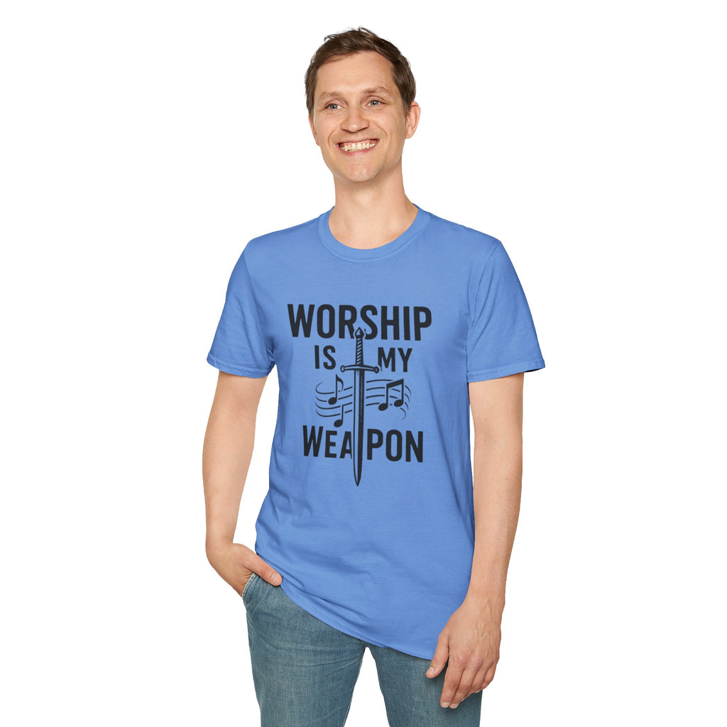 Worship Is My Weapon Christian Tee